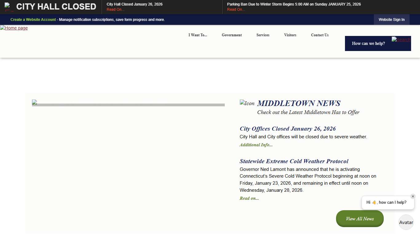 Middletown, CT Official Website